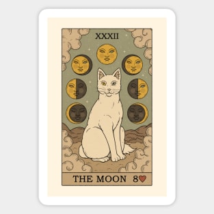 The Moon - Cats Tarot Magnet